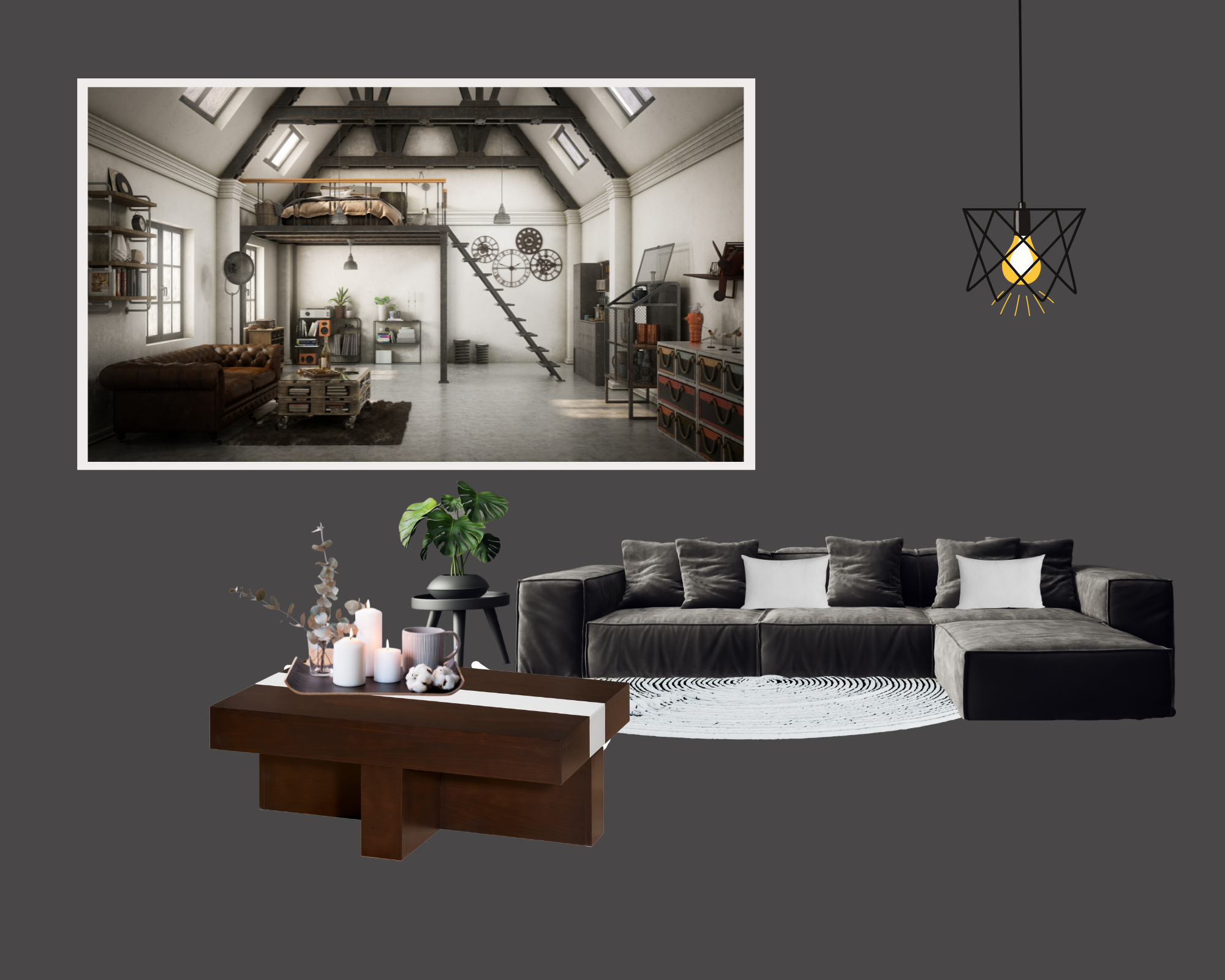 View of 10 EXTREMELY simple industrial loft apartment decor ideas - The Devoted ...