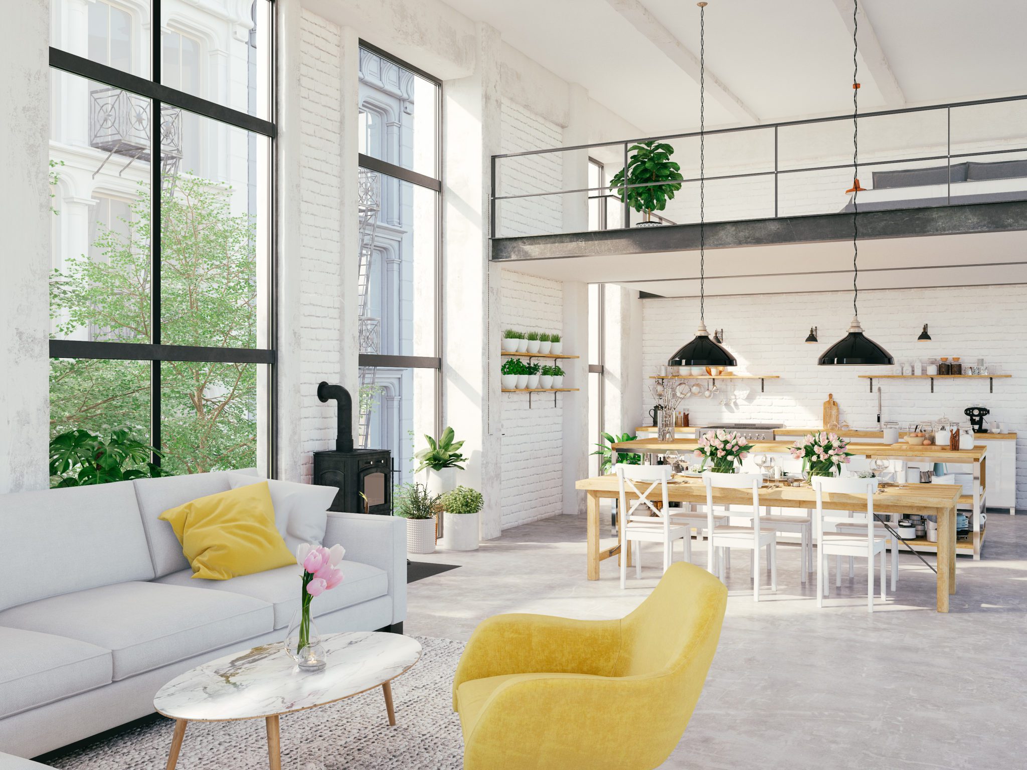 15 extremely good loft apartment living room ideas - The Devoted Domestic