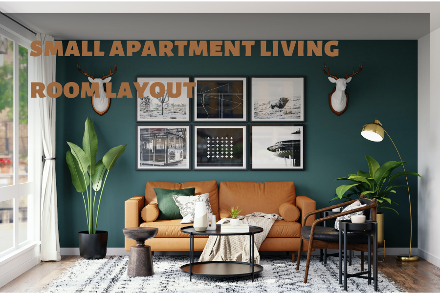 small apartment living room layout