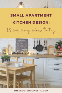Small apartment kitchen design : 13 inspiring ideas to try