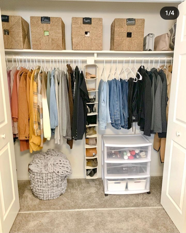 Apartment closet organization: 7 insanely good tips & trick you need to ...